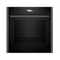 Neff B54CR71G0 Φούρνος 71lt Graphite Grey ,Πυρολυτικός αυτοκαθαρισμός με Easy Clean,Slide & Hide®,Home Connect ,Soft Open:,Βοηθός φούρνου με φωνητικό έλεγχο.,Home Connect