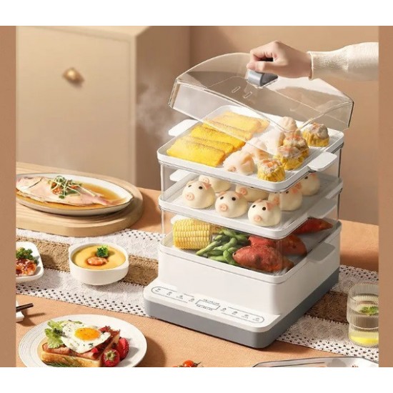 Raf R-5238 Ατμομάγειρας με 3 Επίπεδα Μαγειρέματος 12lt