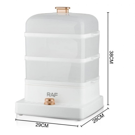 Raf R-5238 Ατμομάγειρας με 3 Επίπεδα Μαγειρέματος 12lt