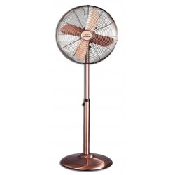 Newest FS-40CH ΑΝΕΜΙΣΤΗΡΑΣ 40CM ΧΡΩΜΙΟΥ 60W,Retro inox style,Μοτέρ: Χαλκού