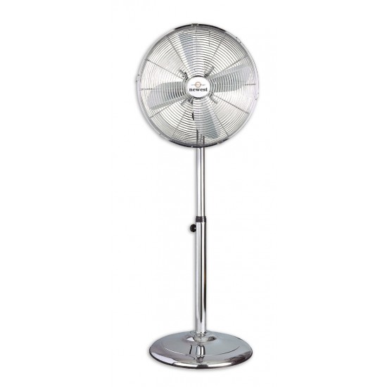 Newest FS40-CH, Ανεμιστήρας ορθοστάτης χρωμιου RETRO 40cm,60W ,ΟΛΟΣ ΜΕΤΑΛΛΙΚΟΣ,Μοτέρ: Χαλκού,Retro inox style Newest FS40-CH, Ανεμιστήρας ορθοστάτης χρωμιου RETRO 40cm,60W ,ΟΛΟΣ ΜΕΤΑΛΛΙΚΟΣ,Μοτέρ: Χαλκού,Retro inox style