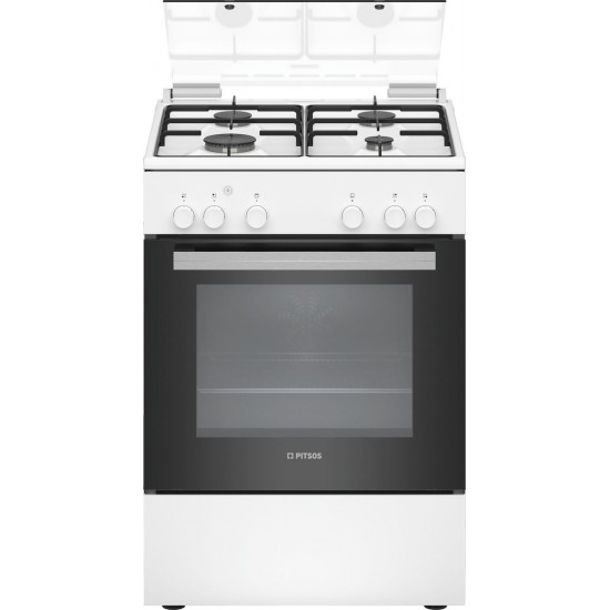 Pitsos PAC003D20 Κουζίνα Αερίου ,Φούρνος αερίου (71lt) Λευκή Α Pitsos PAC003D20 Κουζίνα Αερίου ,Φούρνος αερίου (71lt) Λευκή Α