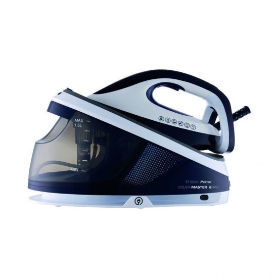 Primo PRSS-40506 Ατμοσύστημα σιδερώματος 3100W Opti-temp Ceramic, 8Bar, 1.5L Λευκό/Μπλε
