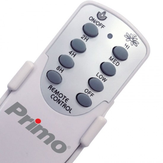 Primo PRCF-80282 Ανεμιστήρας Οροφής 44'' 110cm με Φως και Τηλεχειριστήριο Ασημί
