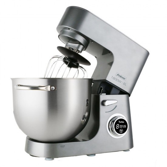 Primo PRMB-40529 Κουζινομηχανή 1800W με Ανοξείδωτο Κάδο 8lt Primo PRMB-40529 Κουζινομηχανή 1800W με Ανοξείδωτο Κάδο 8lt