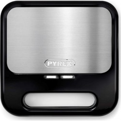 Pyrex Luxx SB-296 Τοστιέρα με Αποσπώμενες Πλάκες για 2 Τοστ 800W