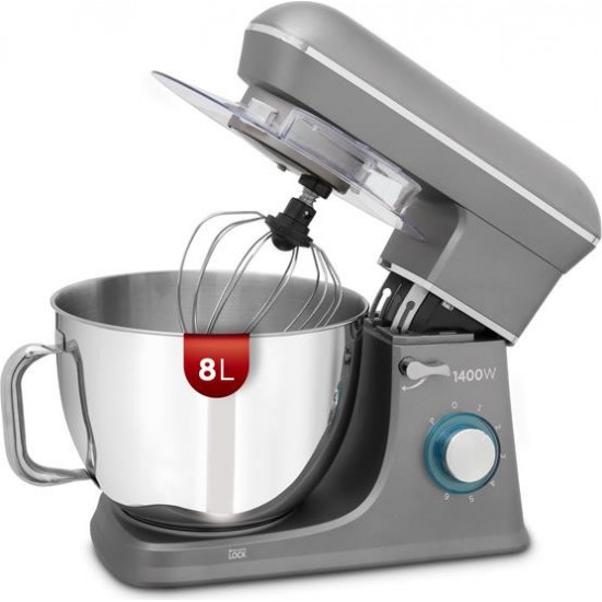 Pyrex SB-1510 Κουζινομηχανή 1400W με Ανοξείδωτο Κάδο 8lt