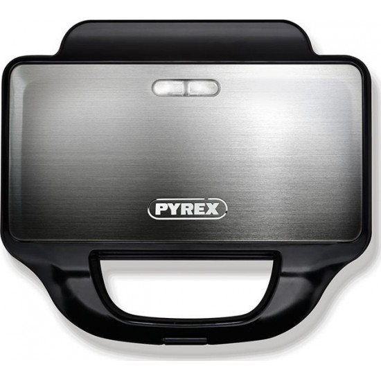 Pyrex SB-230 Τοστιέρα με Αποσπώμενες Πλάκες για 2 Τοστ 1200W Ombre Pyrex SB-230 Τοστιέρα με Αποσπώμενες Πλάκες για 2 Τοστ 1200W Ombre