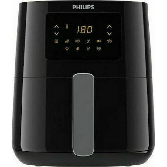 Philips HD9252/70 Φριτέζα Αέρος με Αποσπώμενο Κάδο 4.1lt Μαύρη,Rapid Air ,QuickClean,1400 W