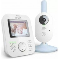 Philips SCD835/26 Ενδοεπικοινωνία Μωρού με Κάμερα & Οθόνη 2.7" με Αμφίδρομη Επικοινωνία & Νανουρίσματα 