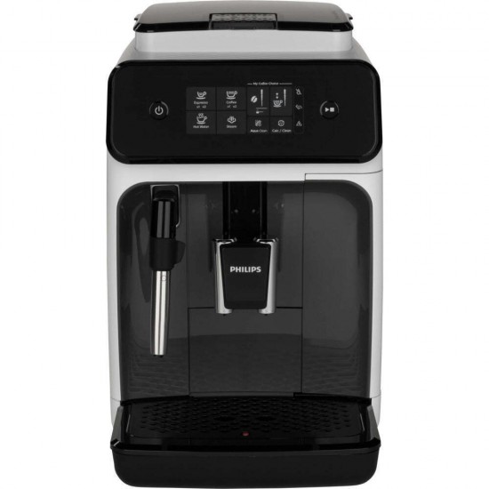 Philips EP1223/00 Αυτόματη Μηχανή Espresso 1500W 15bar με Μύλο ,Espresso/Καφές/Ζεστό νερό.,Black/White