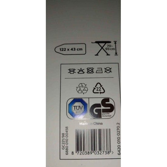 Philips GC221/98 Σιδερώστρα,διπλού ποδιού ,Με μεγάλη βάση και πολύ ανθεκτική Philips GC221/98 Σιδερώστρα,διπλού ποδιού ,Με μεγάλη βάση και πολύ ανθεκτική