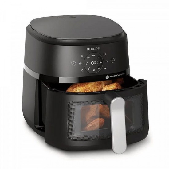 Philips NA231/00 Airfryer, 1700 W, 6.2 L Pan Capacity, Black, Silver | Philips Airfryer | NA231/00 | 1700 W Power | 6.2 L Capacity | Black/Silver Philips NA231/00 Airfryer, 1700 W, 6.2 L Pan Capacity, Black, Silver | Philips Airfryer | NA231/00 | 1700 W Power | 6.2 L Capacity | Black/Silver