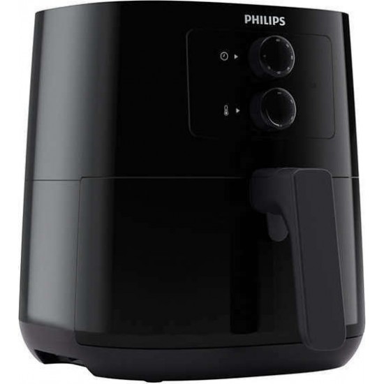 Philips HD9200/90 Airfry Φριτέζα αέρος με αποσπώμενο Κάδο 4.1lt Μαύρη,Τεχνολογία Rapid Air,1.400 W