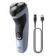 Philips X3003/00 Ξυριστική Μηχανή Προσώπου Επαναφορτιζόμενη Αδιάβροχη,Υγρό ή στεγνό ξύρισμα,Κεφαλές 4D Flex