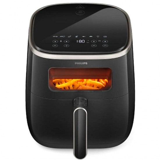Philips HD9257/80 Φριτέζα Αέρος με Αποσπώμενο Κάδο 5.6lt Μαύρη 