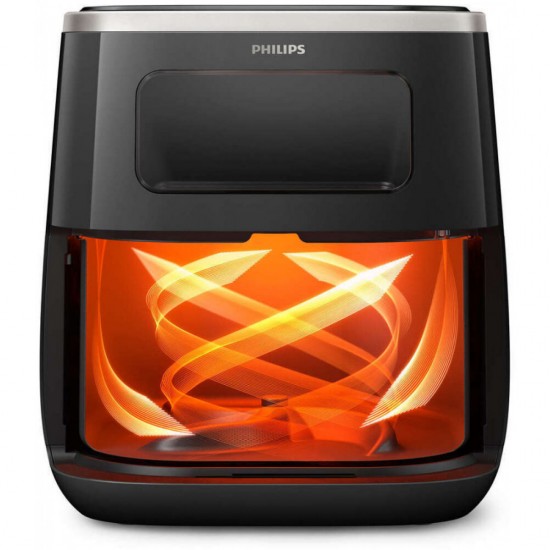 Philips HD9257/80 Φριτέζα Αέρος με Αποσπώμενο Κάδο 5.6lt Μαύρη 