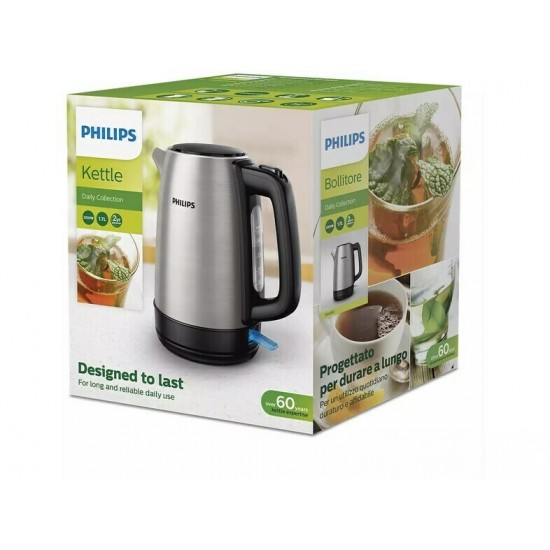 Philips HD9350/90 Daily Collection Βραστήρας 1.7lt 2200W Inox Philips HD9350/90 Daily Collection Βραστήρας 1.7lt 2200W Inox