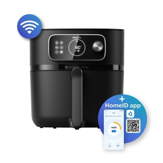 Philips HD9876/90 Combi XXL Connected Φριτέζα Αέρος 8,3lt 2200W Philips HD9876/90 Combi XXL Connected Φριτέζα Αέρος 8,3lt 2200W