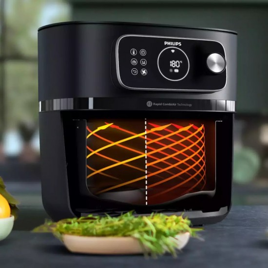 Philips HD9876/90 Combi XXL Connected Φριτέζα Αέρος 8,3lt 2200W Philips HD9876/90 Combi XXL Connected Φριτέζα Αέρος 8,3lt 2200W