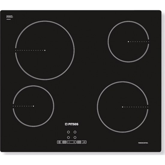 Pitsos CRE611S06 Αυτόνομη Κεραμική Εστία (60cm) EasyTouch ,High Speed, Pitsos CRE611S06 Αυτόνομη Κεραμική Εστία (60cm) EasyTouch ,High Speed,