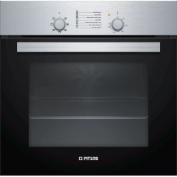 Pitsos PH00M00X1 Φούρνος Εντοιχιζόμενος (66lt) , Inox A,Σταθεροί διακόπτες ,ThermoFlow 5 τρόπους λειτουργίας Pitsos PH00M00X1 Φούρνος Εντοιχιζόμενος (66lt) , Inox A,Σταθεροί διακόπτες ,ThermoFlow 5 τρόπους λειτουργίας