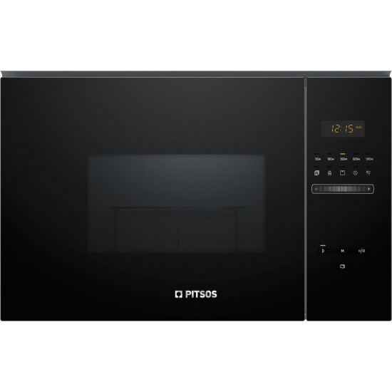 Pitsos PG30W75X2 Εντοιχιζόμενος Φούρνος Μικροκυμάτων με Grill 25lt Μαύρος Pitsos PG30W75X2 Εντοιχιζόμενος Φούρνος Μικροκυμάτων με Grill 25lt Μαύρος