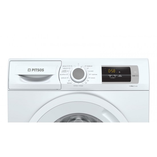 Pitsos WNP1210D8 Πλυντήριο Ρούχων 8kg 1200 Στροφών,inverter BLDC