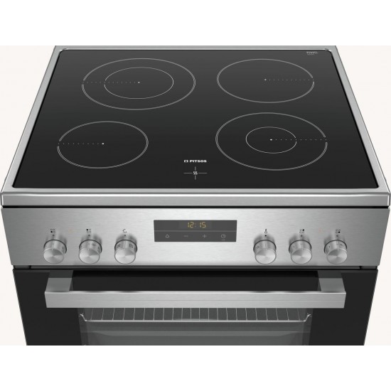 Pitsos PHN039350 Κουζίνα ΙΝΟΧ(66lt) με Κεραμικές Εστίες ,βυθιζομενοι,Π60εκ. Pitsos PHN039350 Κουζίνα ΙΝΟΧ(66lt) με Κεραμικές Εστίες ,βυθιζομενοι,Π60εκ.