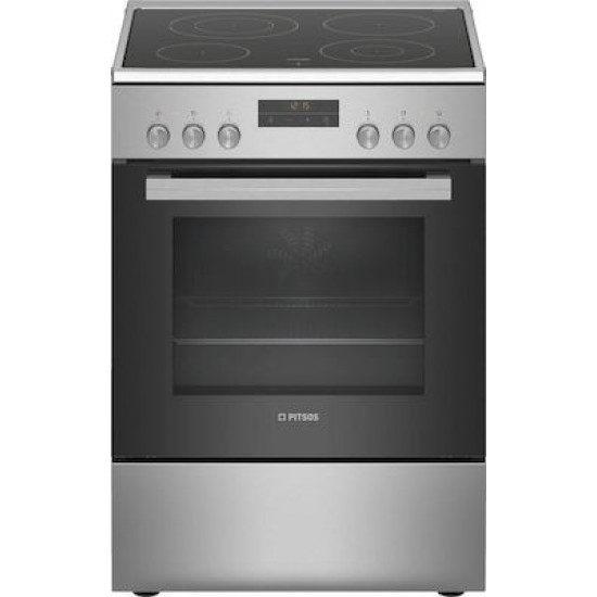 Pitsos PHN039350 Κουζίνα ΙΝΟΧ(66lt) με Κεραμικές Εστίες ,βυθιζομενοι,Π60εκ. Pitsos PHN039350 Κουζίνα ΙΝΟΧ(66lt) με Κεραμικές Εστίες ,βυθιζομενοι,Π60εκ.