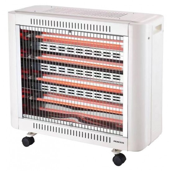 Princess PAR-2400 W , σε Μπεζ και Γκρι Χρώμα ,, 5 λάμπες χαλαζία (4+1) , έως 30m².    66 x 26 x 53εκ