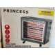 Princess PAR-2400 W , σε Μπεζ και Γκρι Χρώμα ,, 5 λάμπες χαλαζία (4+1) , έως 30m².    66 x 26 x 53εκ