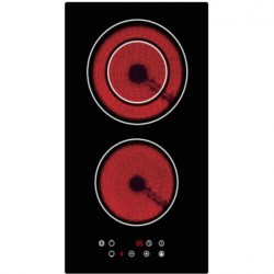 Princess PS330VC Eστία εντοιχισμού Domino 30εκ ,Αριθμός Εστιών: 2 (1 διπλή) ,Διακόπτες αφής