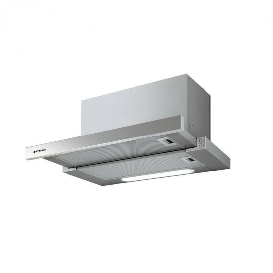 Pyramis Turbo Plus 065036801 Απορροφητήρας Συρόμενος Inox 60cm,(Ελευθέρας Ροής) 1000m3/h,(Μέγιστη Ροής) 700m3/h Pyramis Turbo Plus 065036801 Απορροφητήρας Συρόμενος Inox 60cm,(Ελευθέρας Ροής) 1000m3/h,(Μέγιστη Ροής) 700m3/h
