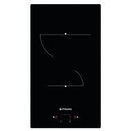 Pyramis PHC31210FMB Αυτόνομη Κεραμική Εστία Domino,2 Ζώνες highlights ∅18cm – 1800W, ∅14,5cm – 1200W