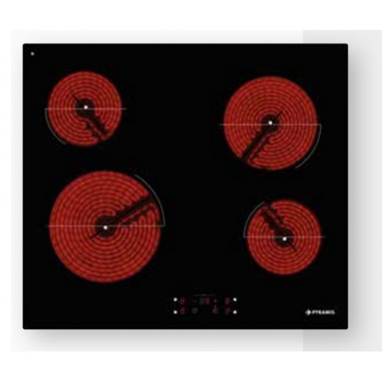 Pyramis PHC61430FMB Κεραμική Εστία Αυτόνομη με Λειτουργία Κλειδώματος 58×51εκ. Pyramis PHC61430FMB Κεραμική Εστία Αυτόνομη με Λειτουργία Κλειδώματος 58×51εκ.