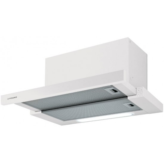 Pyramis Essential Απορροφητήρας Συρόμενος Turbo (60cm) White (065017302) Pyramis Essential Απορροφητήρας Συρόμενος Turbo (60cm) White (065017302)