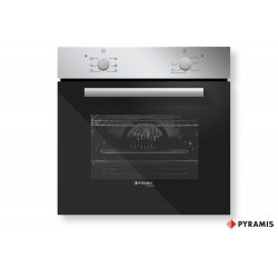 Pyramis Ecoline 60ΑΠ 1006Α Φούρνος Άνω Πάγκου (66lt) Inox (59.5cm) Α (034004601)