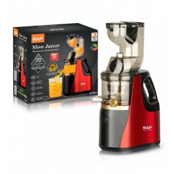 Raf R2831 Αποχυμωτής Αργής Σύνθλιψης 150W  ,2lt  Κόκκινος , με μαυρο χρωμα