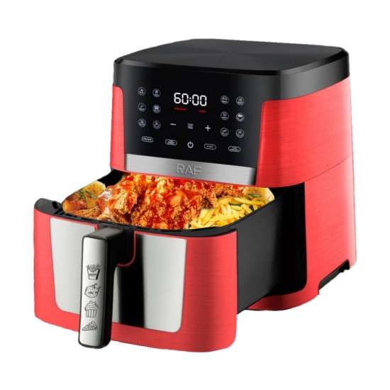 Raf R5352 Air Fryer 7lt Κόκκινο ,1800w