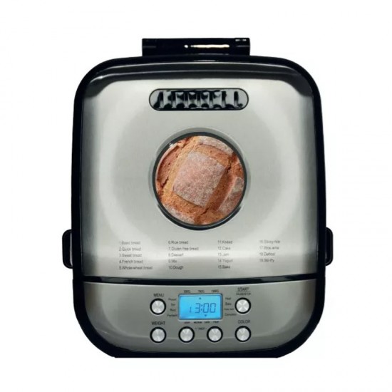 Raf  R-208 Αρτοπαρασκευαστής 600W Χωρητικότητας 500gr με 19 Προγράμματα  , 3 μεγέθη φραντζολών: 500g, 750g ή 1000g.