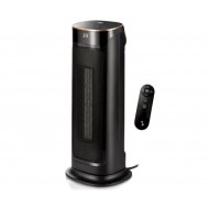 Raf  R-1402 Κεραμικό Αερόθερμο Δωματίου Δαπέδου Μαύρο 2000W Tower με τηλεχειριστήριο