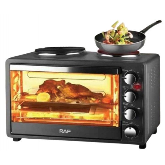 Raf R-5310S Ηλεκτρικό Φουρνάκι 40lt με 2 Εστίες ,1500 WATT