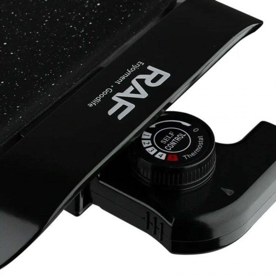 Raf R-5313 Ηλεκτρική Ψησταριά Πλάκας 1800W με Ρυθμιζόμενο Θερμοστάτη ,διαστασεις: 60χ28c