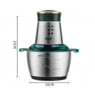 RAF R-7029  Πολυκόπτης - Μούλτι1000w inox μπώλ χωρητικότητα  2.0lt 4 λεπίδες