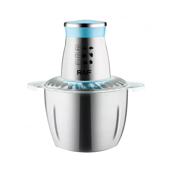 RAF R-7030 Πολυκόπτης - Μούλτι 1000w inox μπώλ σε 3 χρώματα, χωρητικότητα 3,0lt ,4 λεπίδες