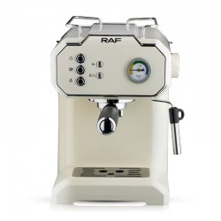 RAF R-104W Καφετιέρα Espresso 15bar 850W Μαύρη RETRO 