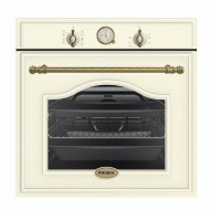  Robin RW-105 Φούρνος Άνω Πάγκου 80 ltr Μπεζ με Rustic κουμπιά και χερούλι Α,αναγλυφος διακοσμος