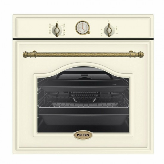 Robin RW-105 Φούρνος Άνω Πάγκου 80 ltr Μπεζ με Rustic κουμπιά και χερούλι Α,αναγλυφος διακοσμος Robin RW-105 Φούρνος Άνω Πάγκου 80 ltr Μπεζ με Rustic κουμπιά και χερούλι Α,αναγλυφος διακοσμος