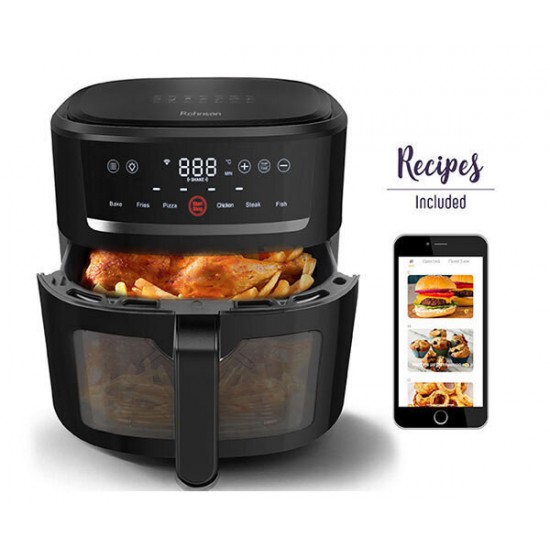 Rohnson SmartChef XL R-2834 Φριτέζα Αέρος,1800W,κάδος 8 λίτρων,τεχνολογία Air Fryer μέσω Rohnson Link,3D Ενιαίο σύστημα θέρμανσης 360o Rohnson SmartChef XL R-2834 Φριτέζα Αέρος,1800W,κάδος 8 λίτρων,τεχνολογία Air Fryer μέσω Rohnson Link,3D Ενιαίο σύστημα θέρμανσης 360o